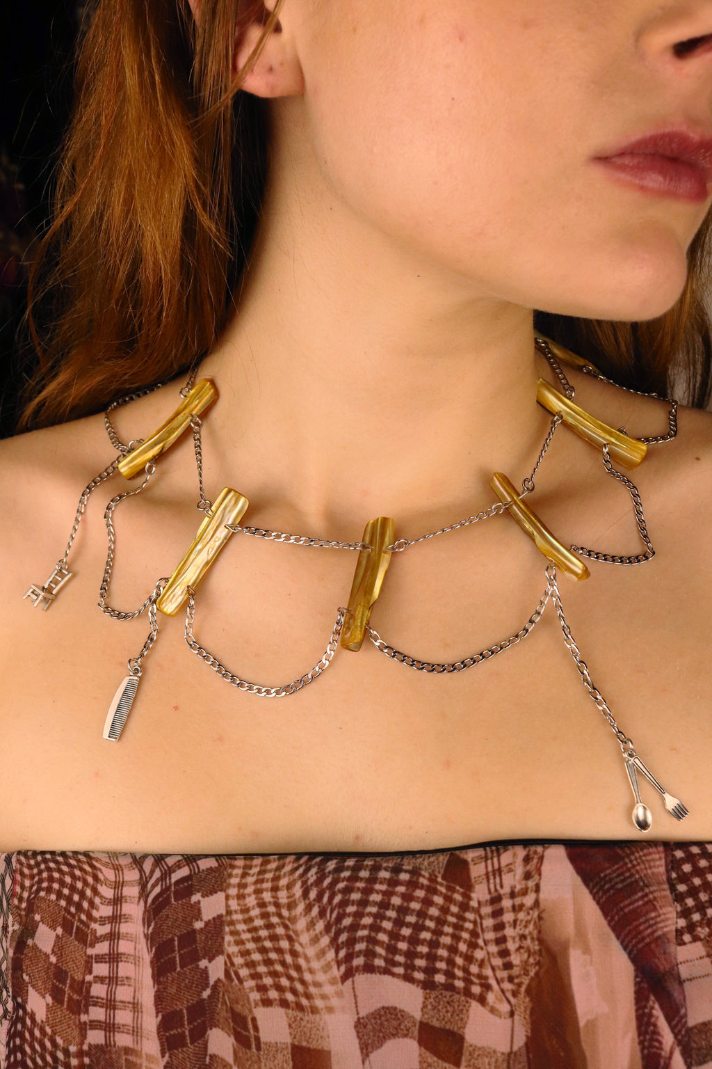 'Weathered' necklace
