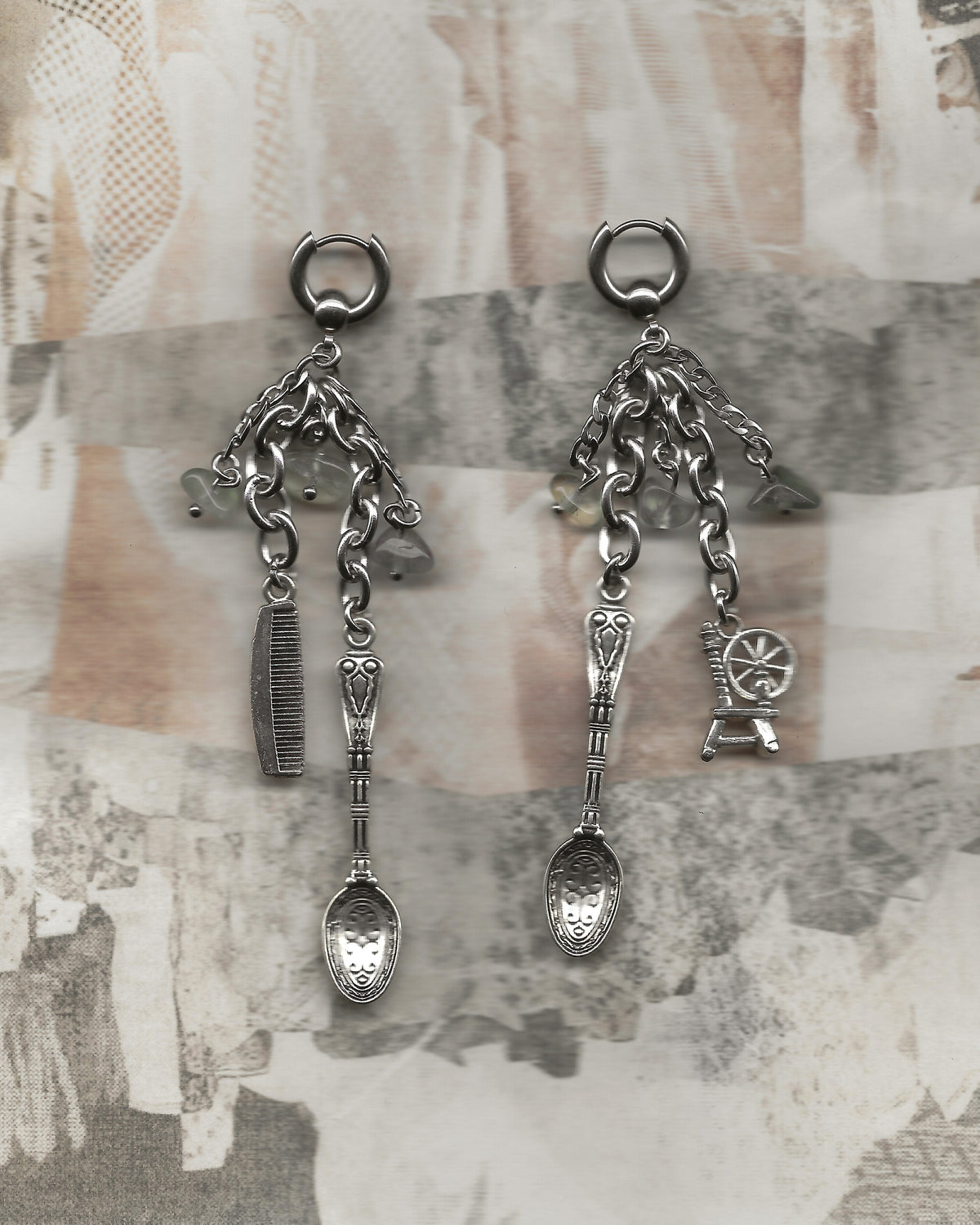 'Remnants' earrings