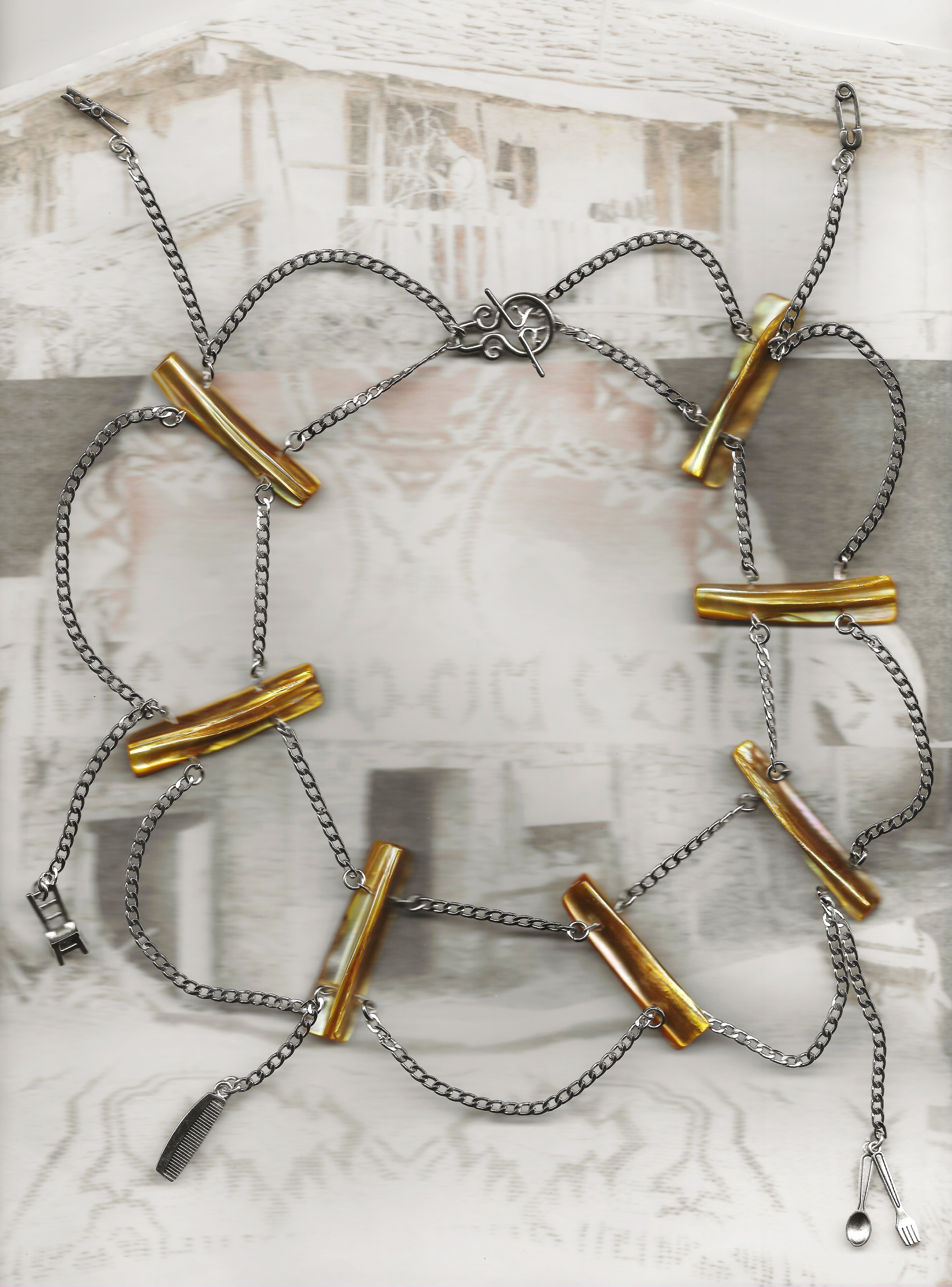 'Weathered' necklace